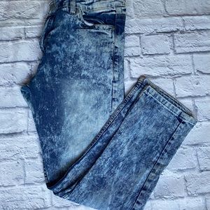 Quilted Giraffe Men's Distressed Skinny Jeans Size